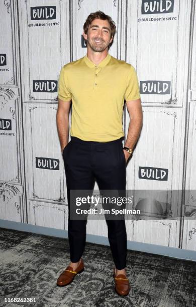 Actor Lee Pace attends the Build Series to discuss "Driven" at Build Studio on August 15, 2019 in New York City.