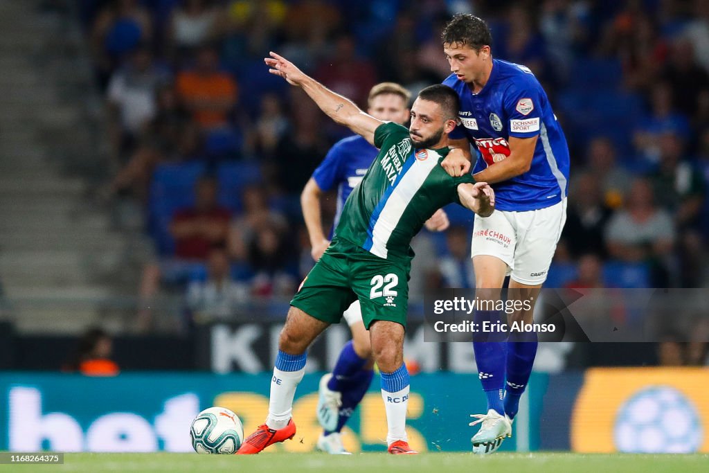 RCD Espanyol v Luzern - UEFA Europa League Third Qualifying Round: Second Leg