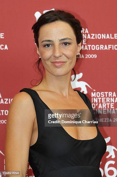 Actress Valentina Carnelutti attends "Le Ombre Rosse" Photocall at the Palazzo del Casino during the 66th Venice International Film Festival on...