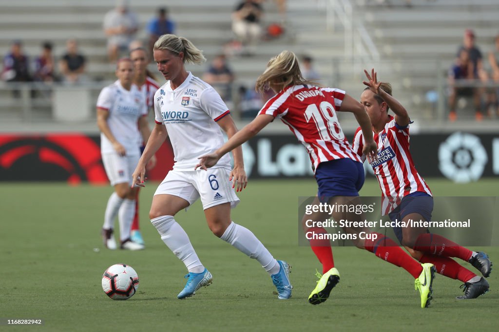 Lyon Feminines v Atletico de Madrid Femenino - 2019 Women's International Champions Cup