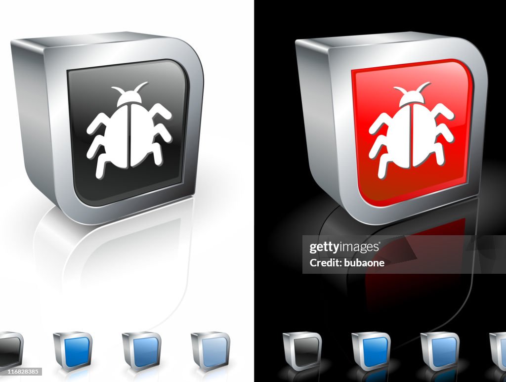 Computer Bug Square Royalty Free Vector Art High-Res Vector Graphic ...