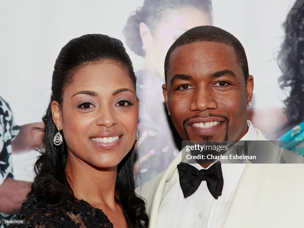 Courtney Chatman and actor Michael Jai attend the special screening