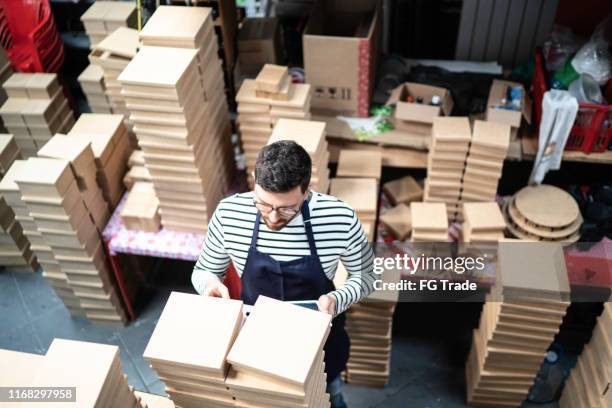 Stack Box Employee 1,213 High Stacked Boxes Stock Photos, High-Res Pictures, and Images ...