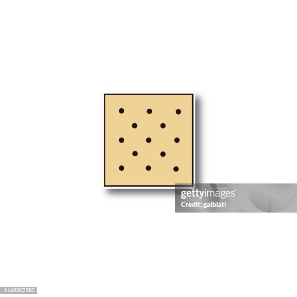 square cracker - square crackers stock illustrations