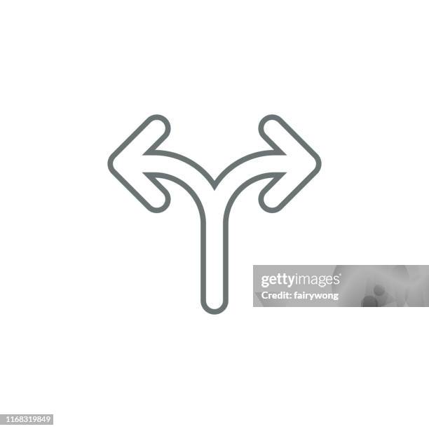 arrow icon - triangle with rounded corners stock illustrations