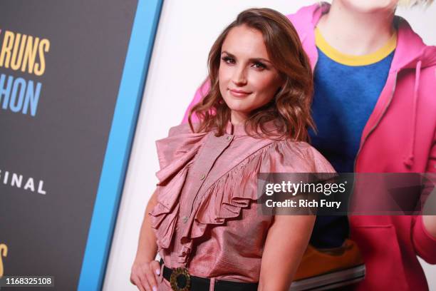 Rachael Leigh Cook attends the premiere of Amazon Studios' "Brittany Runs A Marathon" at Regal LA Live on August 15, 2019 in Los Angeles, California.