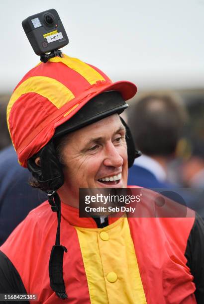 Kildare , Ireland - 15 September 2019; Jockey AP McCoy prior to the Pat Smullen Champions Race For Cancer Trials Ireland during Day Two of the Irish...