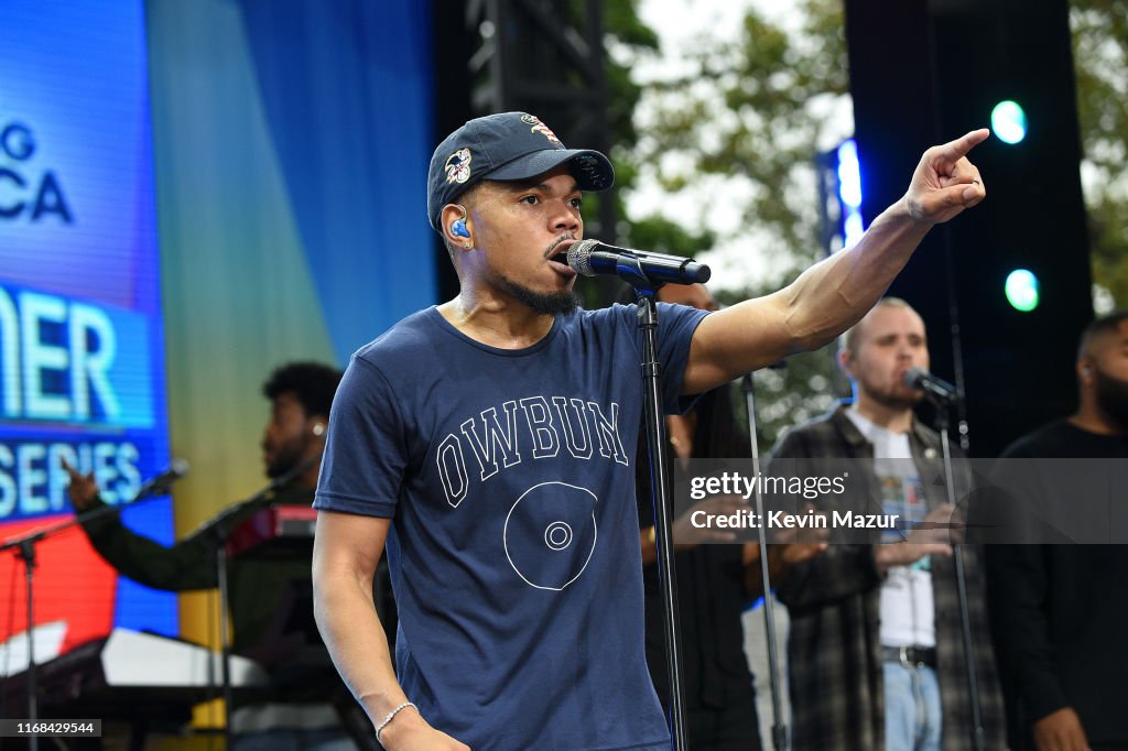 Abc Chance Chance The Rapper performs on ABC's