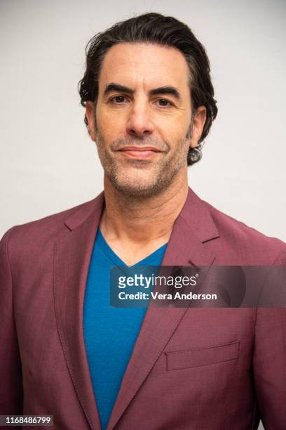 Sacha Baron Cohen at the "The Spy" Press Conference at the Four Seasons Hotel on August 16, 2019 in Beverly Hills, California.