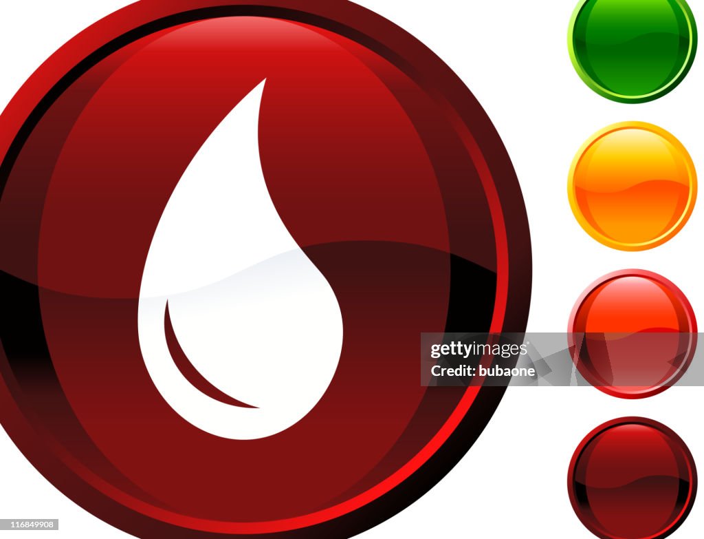 Drop of blood internet royalty free vector art