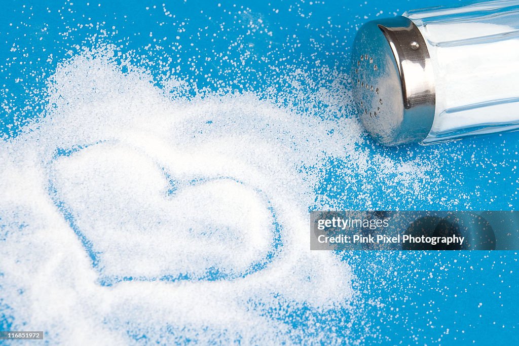 Heart made of salt