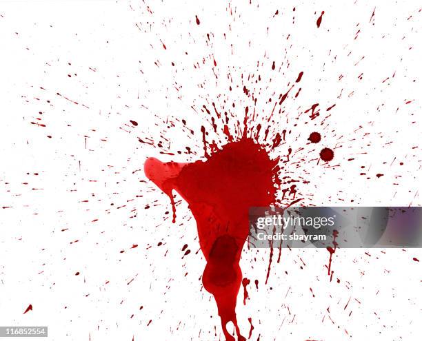 ilustraciones, imágenes clip art, dibujos animados e iconos de stock de salpicaduras - sangre humana