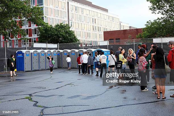 General atmosphere during the 2011 Northside Music Festival at McCarren Park on June 17, 2011 in the Brooklyn borough of New York City.