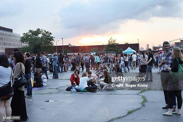General atmosphere during the 2011 Northside Music Festival at McCarren Park on June 17, 2011 in the Brooklyn borough of New York City.