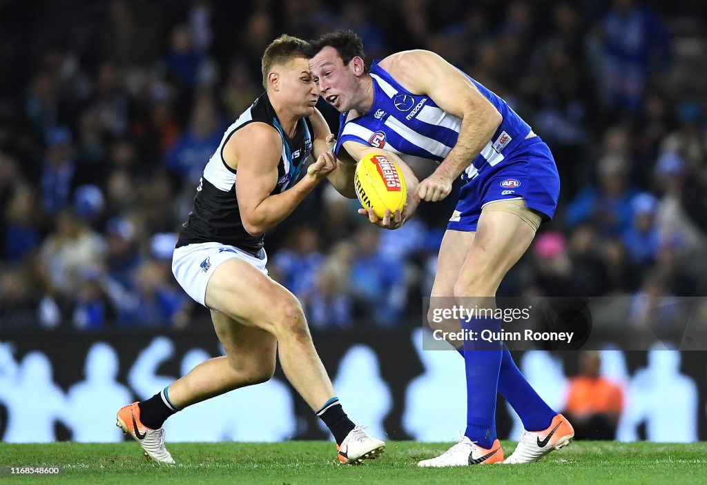 AFL Rd 22 - North Melbourne v Port Adelaide