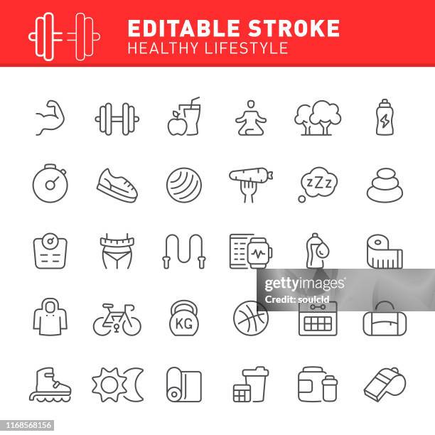 gesunde lifestyle icons - springseil stock-grafiken, -clipart, -cartoons und -symbole