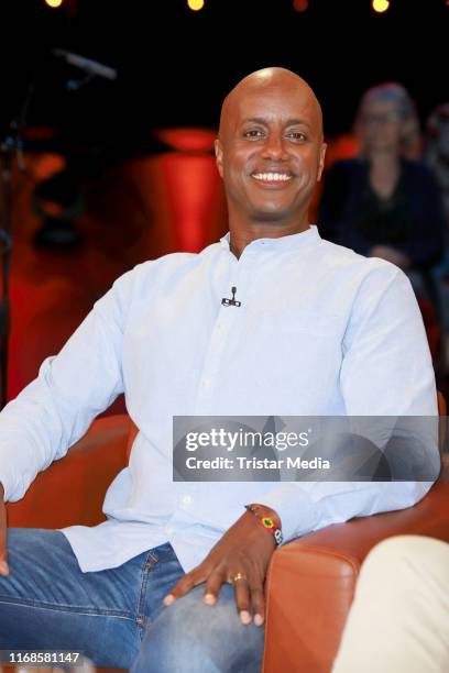 Yared Dibaba during the NDR talk show on August 16, 2019 in Hamburg, Germany.