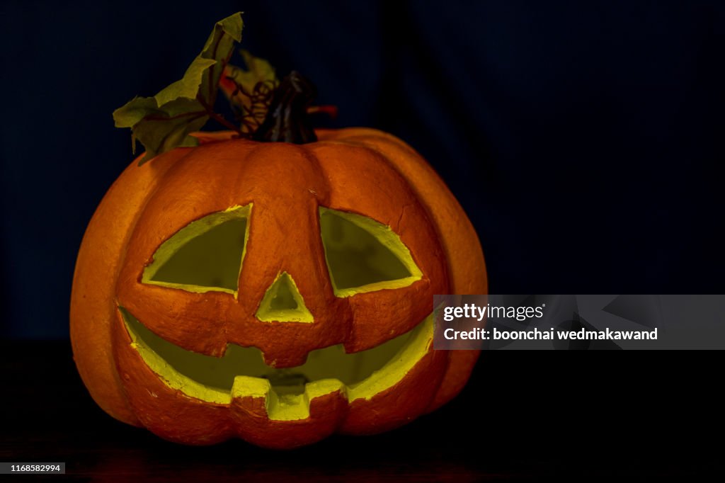 Still life of decoration that imaged Halloween