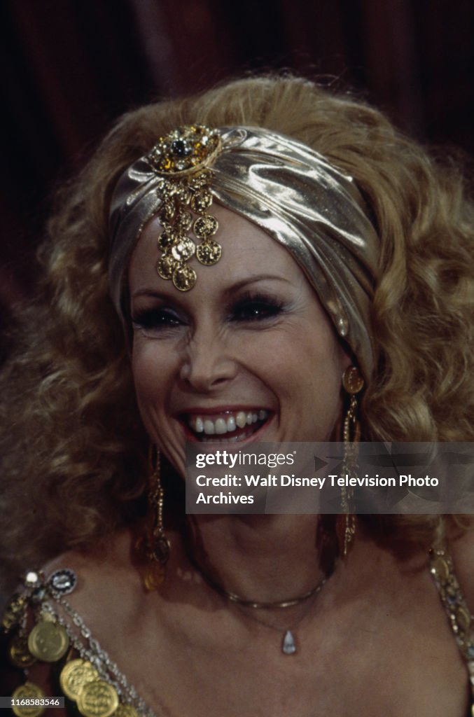 Barbara Eden in middle eastern / Arabian themed sketch on the ABC tv