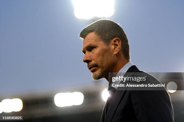 Zvonimir Boban of AC Milan looks on during the Serie A match between Hellas Verona and AC Milan at Stadio Marcantonio Bentegodi on September 15, 2019...