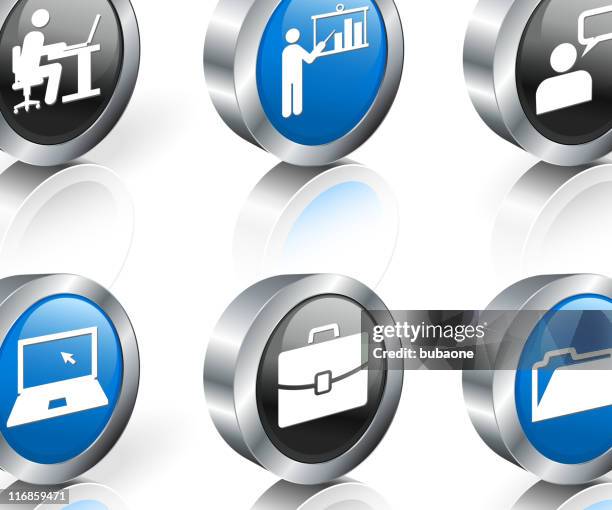 training seminar 3d royalty free vector icon set - empty train seat stock illustrations