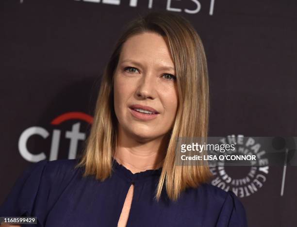 Australian actress Anna Torv arrives for the screening of "Mindhunter" at the 13th annual PaleyFest Fall TV Previews at Paley Center for Media in...