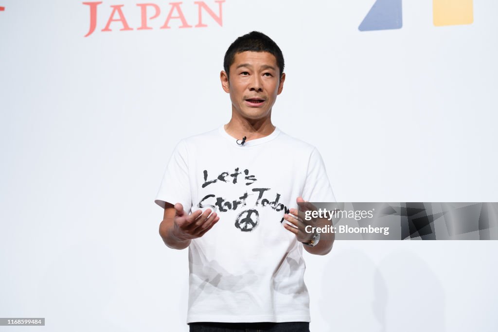 News Conference As Yahoo Japan Agrees to Buy Majority Stake in Fashion Site Zozo