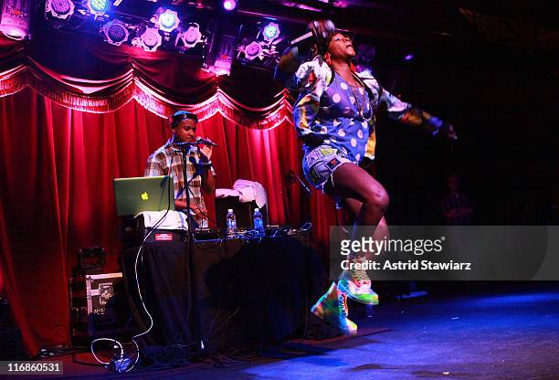 Rapper Rye Rye performs during the 2011 Northside Music Festival at Brooklyn Bowl on June 17, 2011 in the Brooklyn borough of New York City.