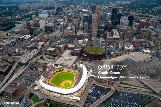 Target Field Ramps Aerial Photo Of Minnesota Photos and Premium High Res Pictures - Getty ...