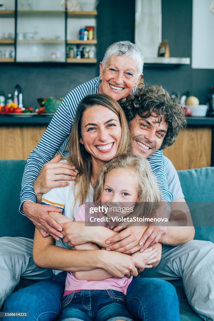 Multiple Generation Family Portrait Of Multi Generation Family High-Res Stock Photo - Getty Images