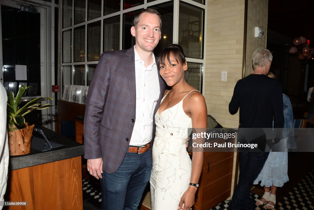 Derek Oosterman and Nikki M. James attend Dada Films With The Cinema