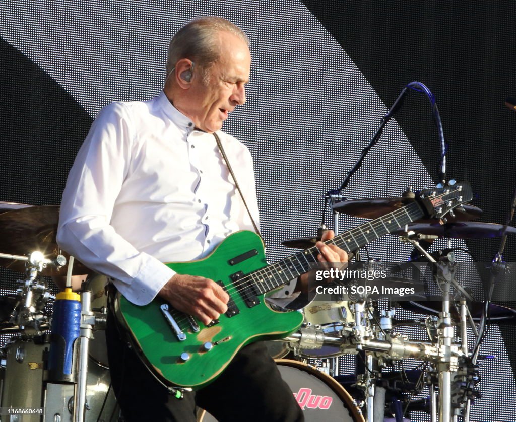 Francis Rossi of Status Quo English Rock band performs live...