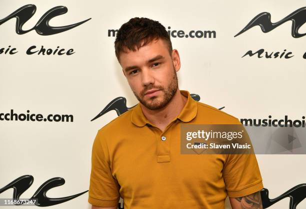 Singer/songwriter Liam Payne visits Music Choice on September 16, 2019 in New York City.