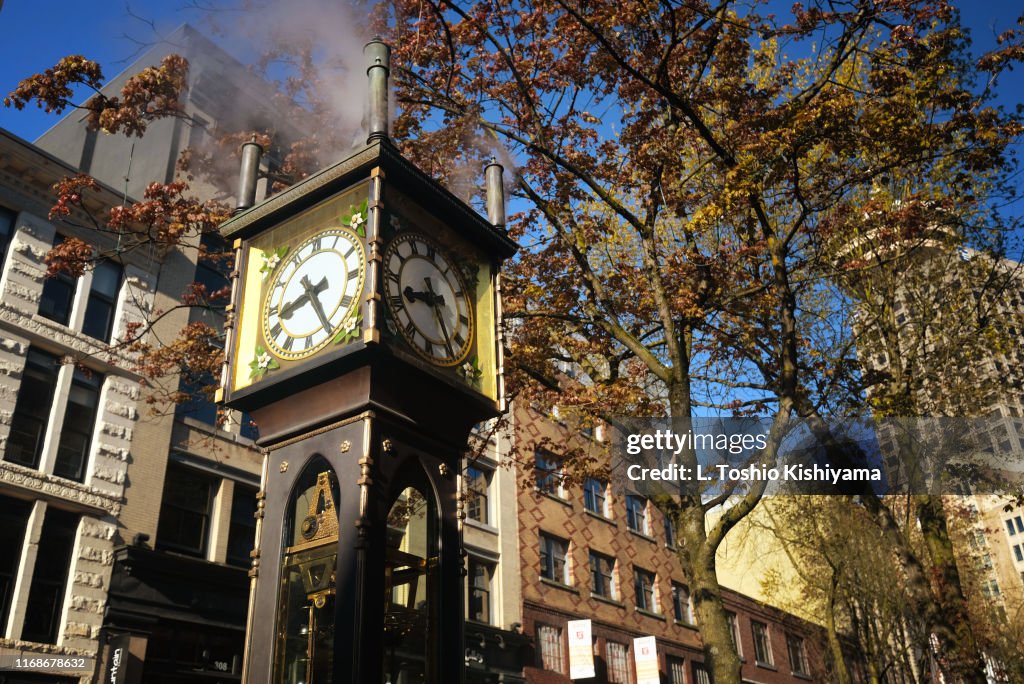 Steam Clock in Vancouver, Canada