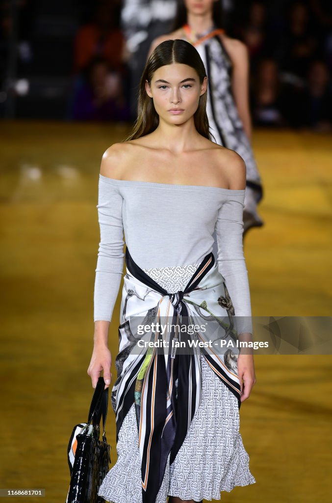 Burberry Catwalk - London Fashion Week September 2019