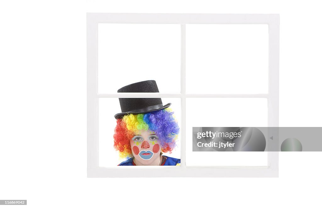 Clown in a Window