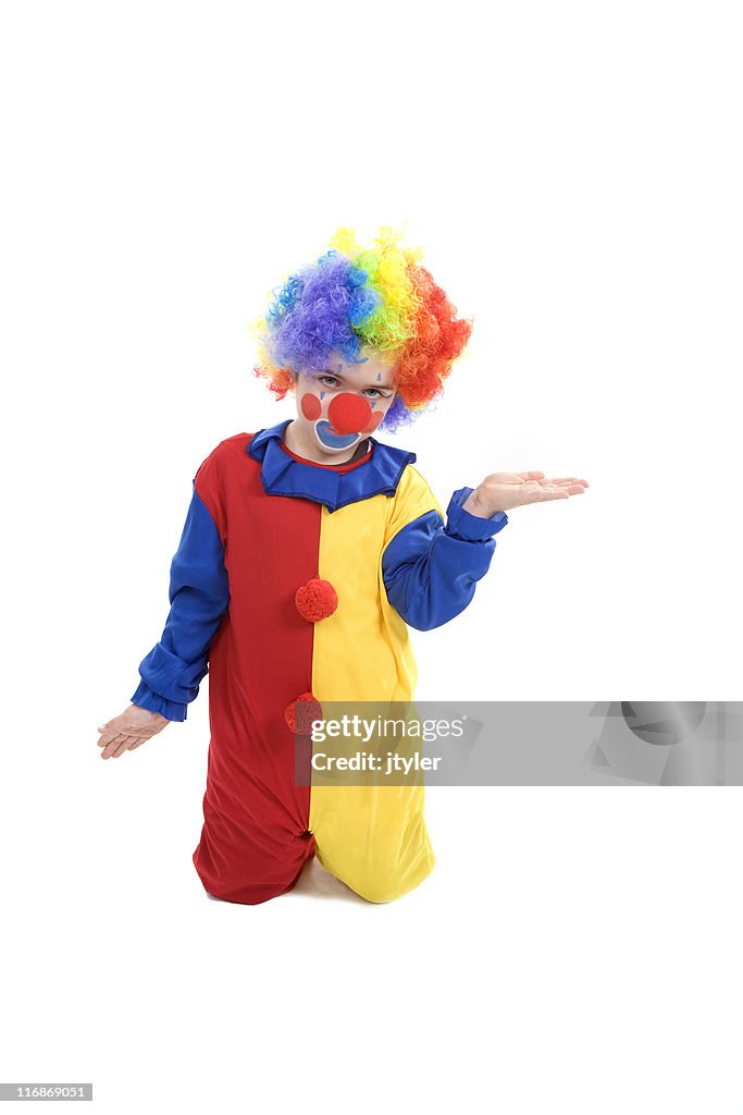 Kneeling Clown