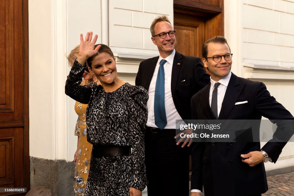 Crown Princess Victoria And Prince Daniel Of Sweden Visit Copenhagen - Day 1