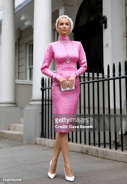 Tatiana Korsakova attends the Erdem show during London Fashion Week on September 16, 2019 in London, England.