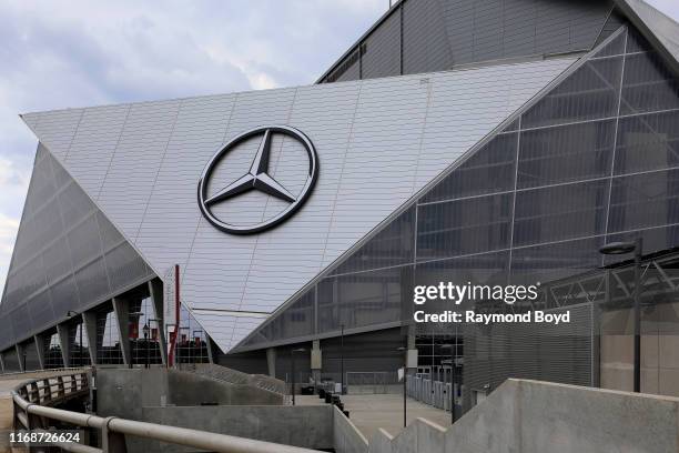 Architects HOK, tvdesign, Goode Van Slyke and Stanley Beaman & Sears' Mercedes-Benz Stadium, home of the Atlanta Falcons football team and Atlanta...