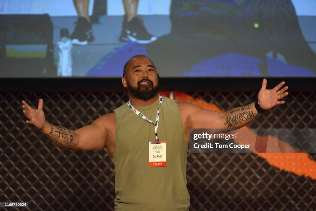 Rft Da Rulk Da Rulk fitness expert at the Wellness Your Way Festival at the... News ...