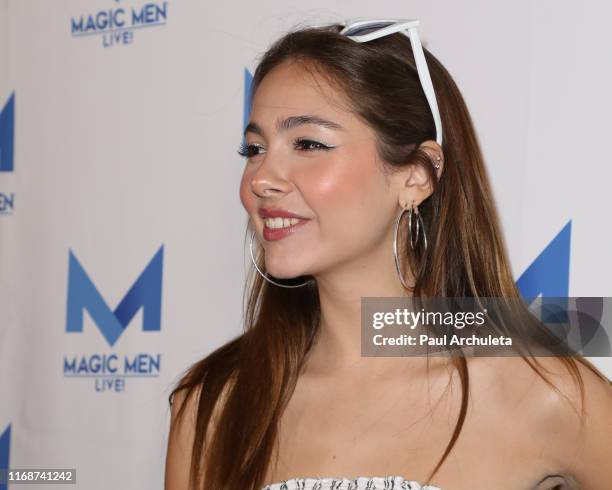 Actress Haley Pullos attends Magic Men Live In Hollywood event at Avalon on August 17, 2019 in Hollywood, California.