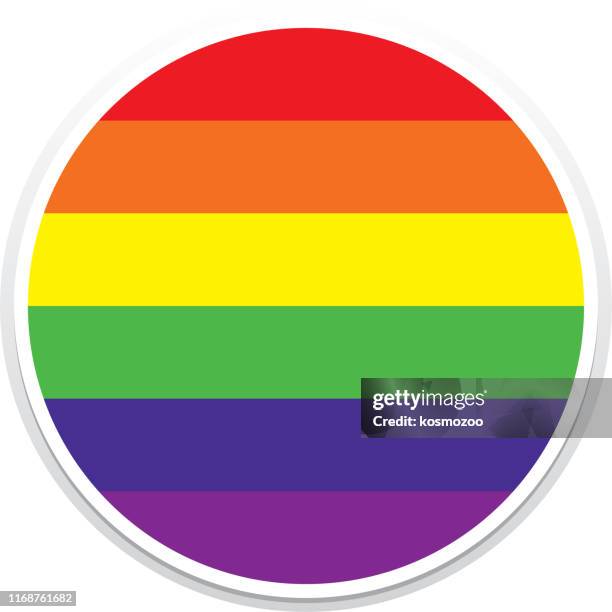rainbow flag - pride flag stock illustrations
