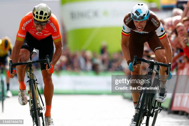 Sprint / Arrival / Oliver Naesen of Belgium and Team AG2R La Mondiale / Greg Van Avermaet of Belgium and CCC Team / during the 15th Binck Bank Tour...