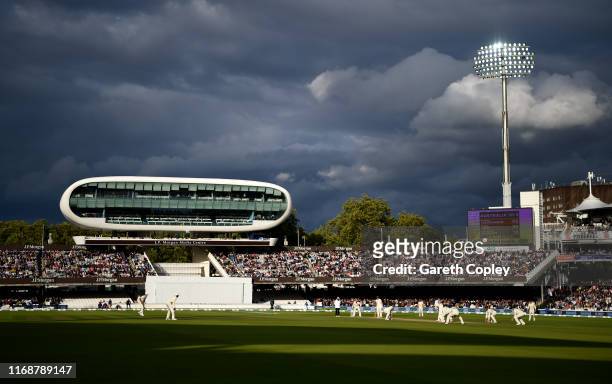 General view of play during day five of the 2nd Specsavers Ashes Test match at Lord's Cricket Ground on August 18, 2019 in London, England.