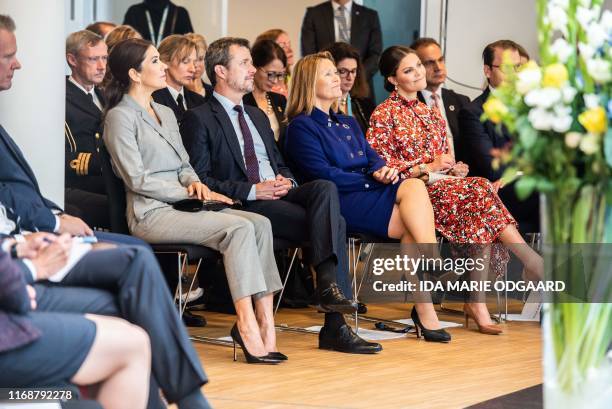 Crown Princess Mary of Denmark, Crown Prince Frederik of Denmark, the Executive Director of the United Nations Office for Project Services Grete...