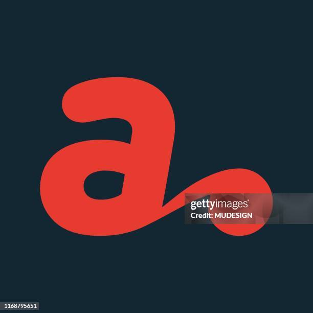 creative letter a emblem - letter a stock illustrations