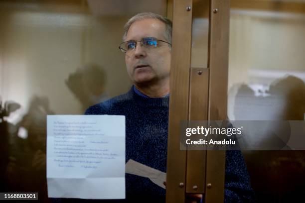 Paul Whelan, charged with espionage, arrives for his trial at a court in Moscow, Russia on September 17, 2019.