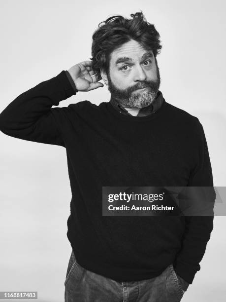 Zach Galifianakis from 'Sunlit Night' poses for a portrait in the Pizza Hut Lounge in Park City, Utah on January 26, 2019 in Park City, Utah.
