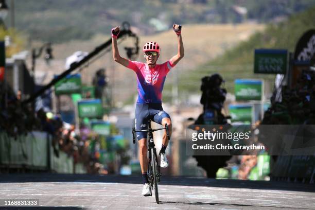 Arrival / Joe Dombrowski of The United States and Team EF Education First / Celebration / during the 15th Larry H. Miller Tour of Utah 2019, Stage 6...